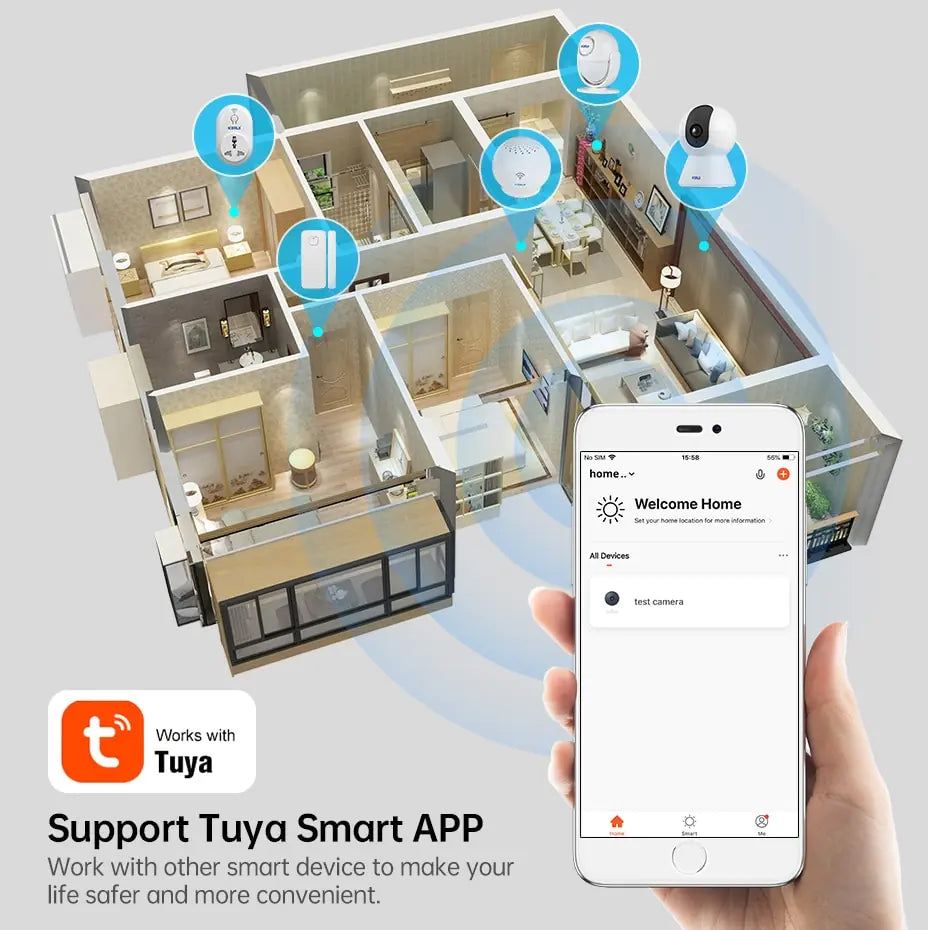 Indoor Wireless Security Home CCTV
